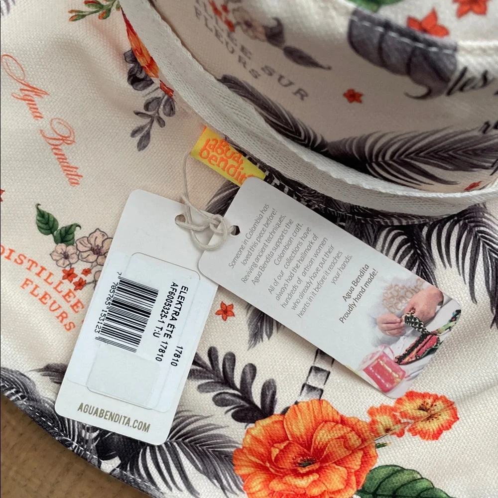 Agua Bendita Elektra Ete Floppy Hat, NWT